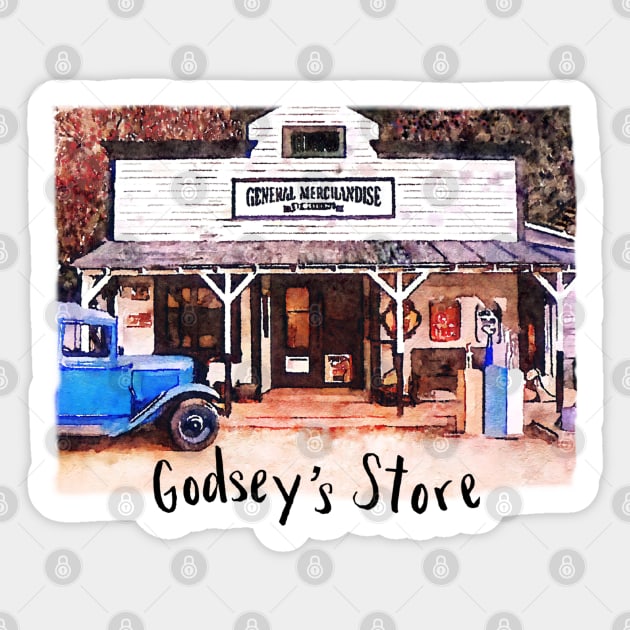 Ike Godsey's Store Sticker by Neicey